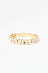 3.0mm Mini Oval Diamond Ring