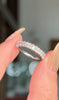 3.0mm Mini Radiant Lab Diamond Ring 50% Eternity Rings Princess Bride Diamonds 