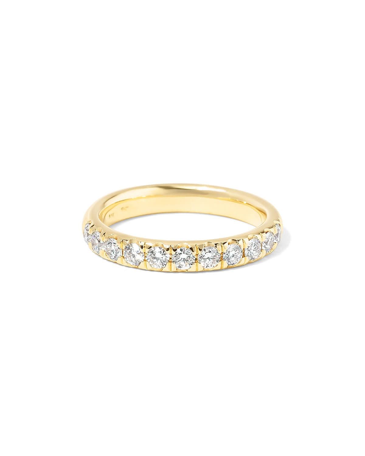 3.2mm Core Pavé Diamond Ring - PBD Rings