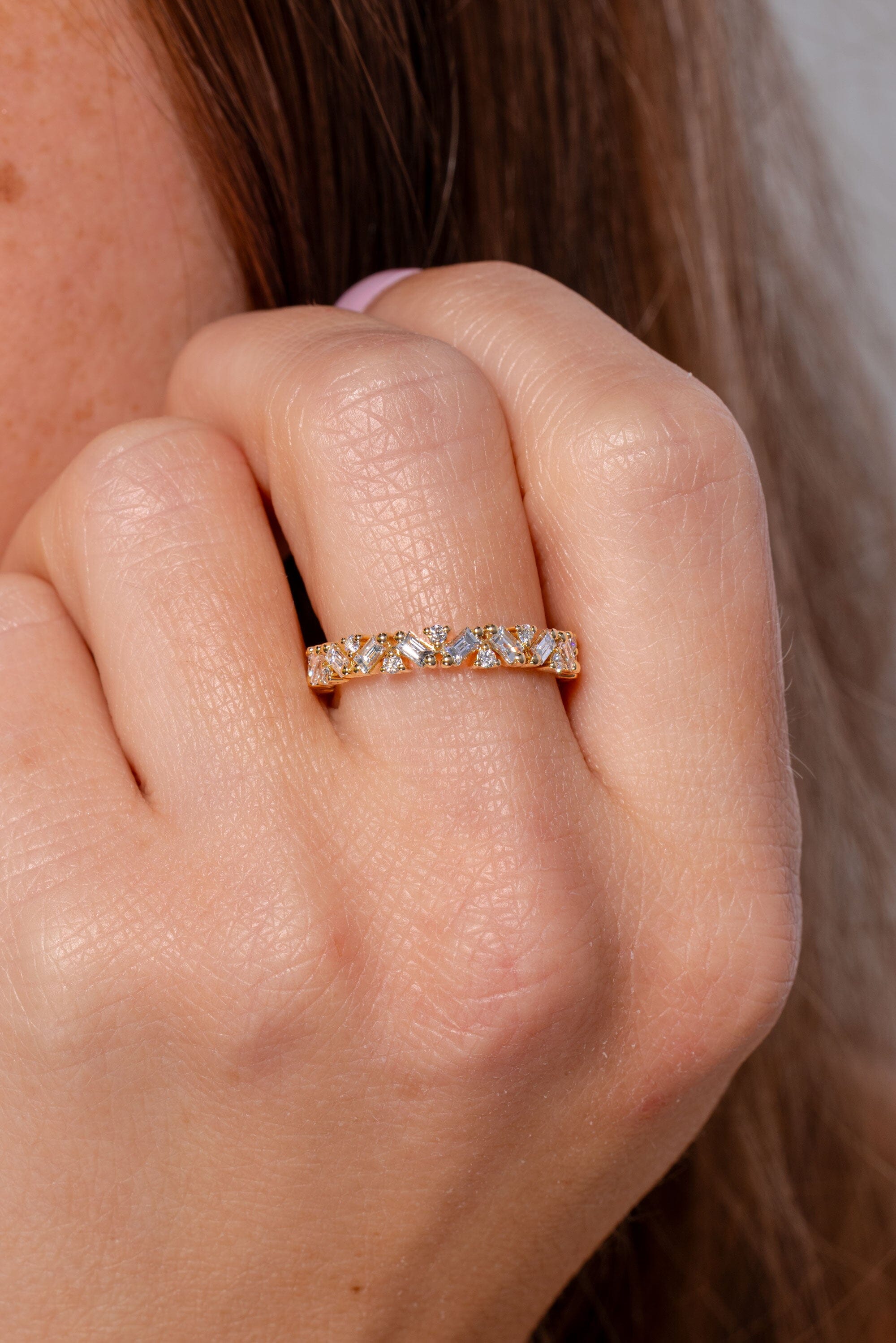 3.2mm Marisol Band Rings Princess Bride Diamonds 
