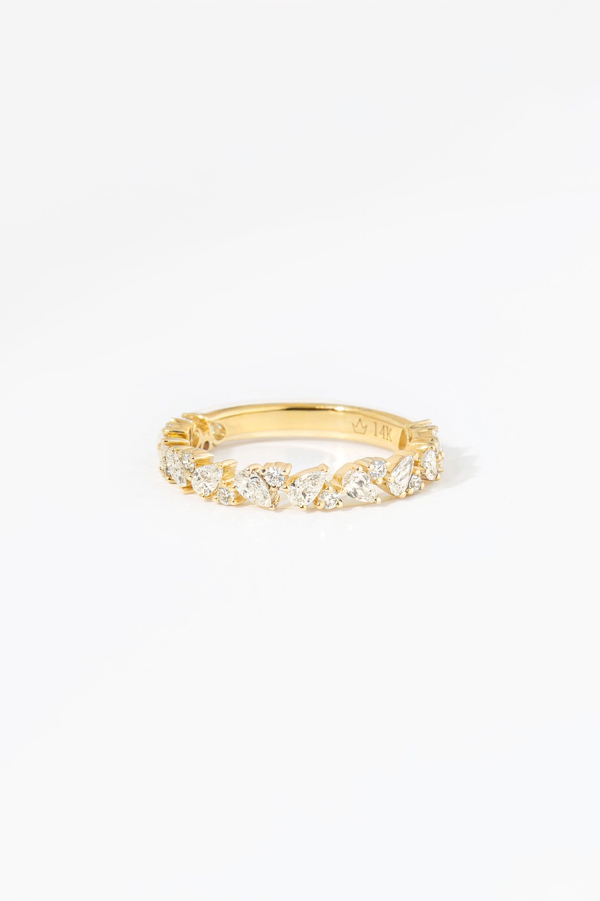 3.2mm Poppy Band Rings Princess Bride Diamonds 