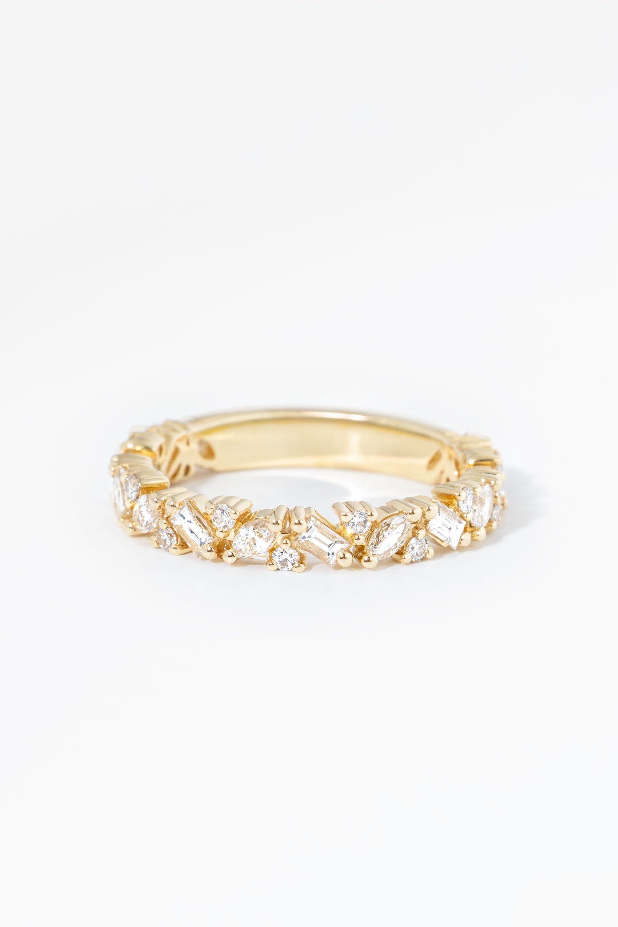 3.2mm Sienna Band Rings Princess Bride Diamonds 
