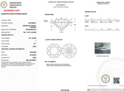 3.31ct F-VS1 Round Lab Diamond Stephanie Engagement Rings Princess Bride Diamonds 