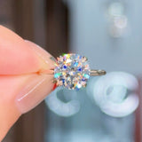 3.36ct D-VS1 Round Lab Diamond Kayla Engagement Rings Princess Bride Diamonds 