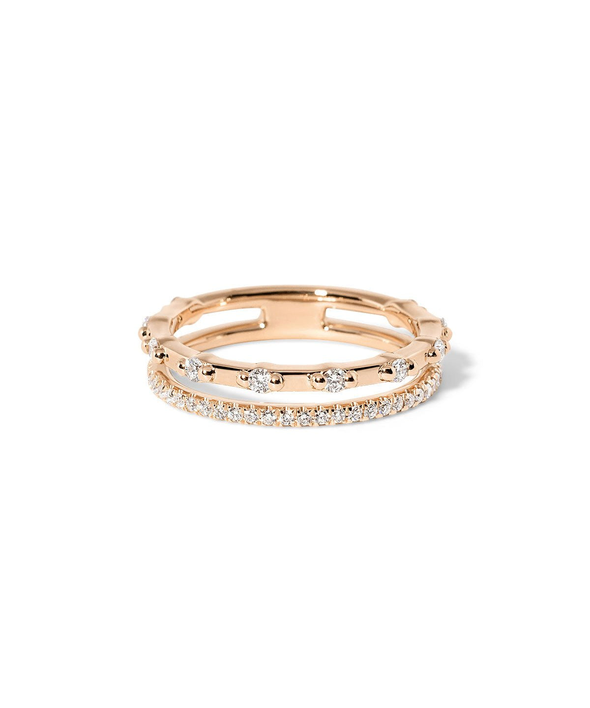 3.4mm Daisy Double Band - PBD Rings