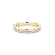 3.4mm Daisy Double Band - PBD Rings