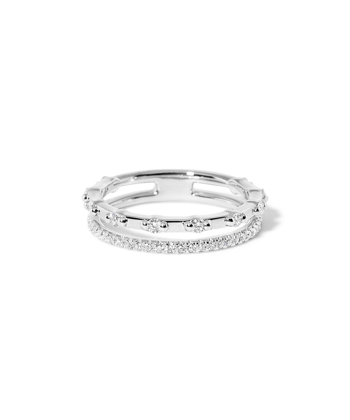 3.4mm Daisy Double Band - PBD Rings