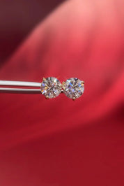 3.50ct Core Round Lab Diamond Martini Studs - PBD Earrings