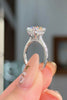 3.51ct E-VS1 Round Lab Diamond Alice Engagement Rings Princess Bride Diamonds 