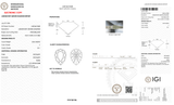 3.55 Carat F-VS1 Pear Lab Grown Diamond - IGI (#128082)