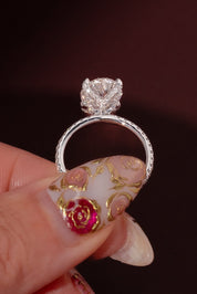 3.57ct F - VVS2 Oval Lab Diamond Samantha - PBD Engagement Rings