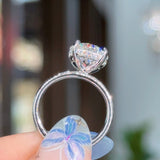 3.58ct D-VS1 Round Lab Diamond Kayla Engagement Rings Princess Bride Diamonds 