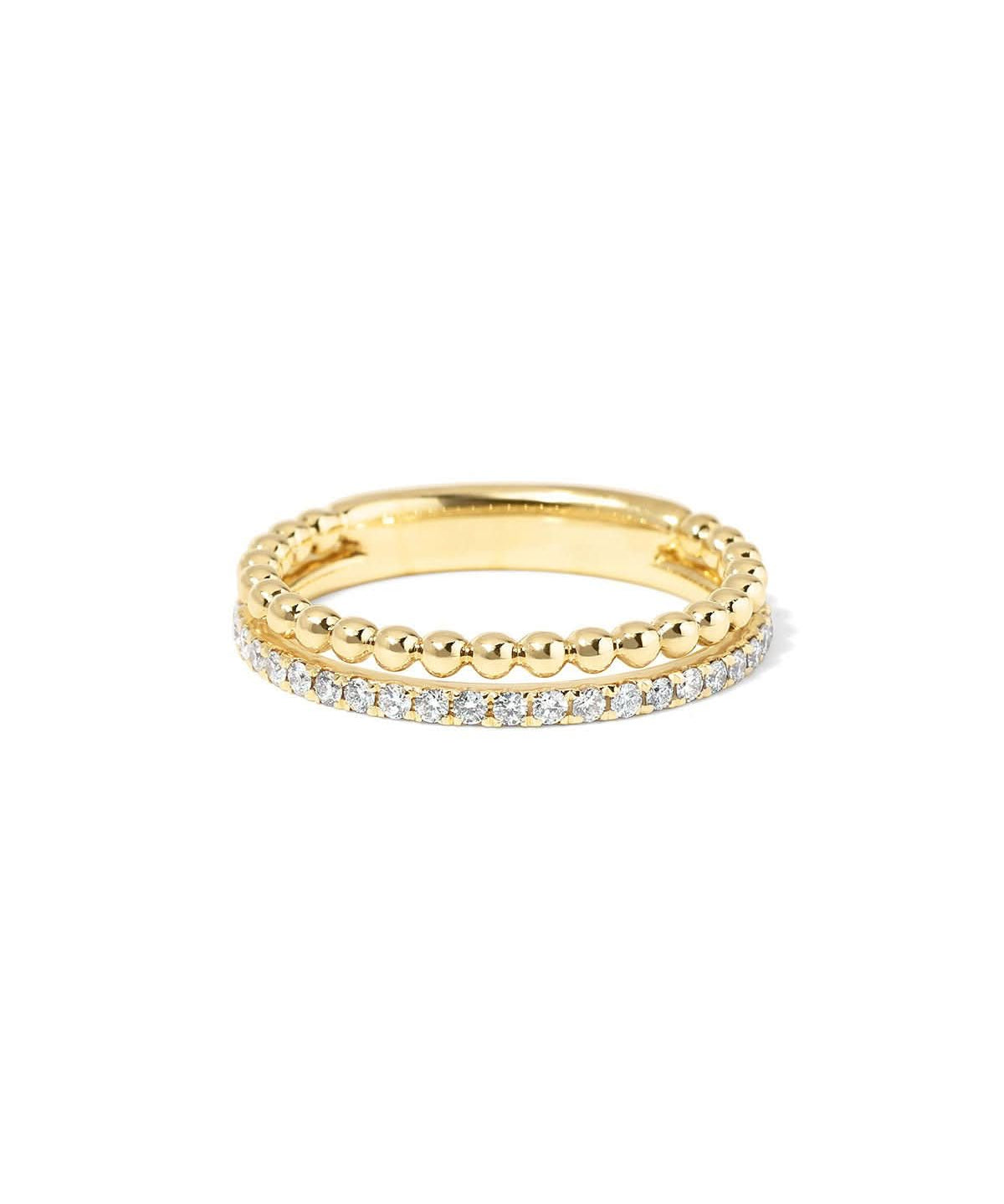 3.5mm Anabelle and Pavé Diamond Ring - PBD Rings