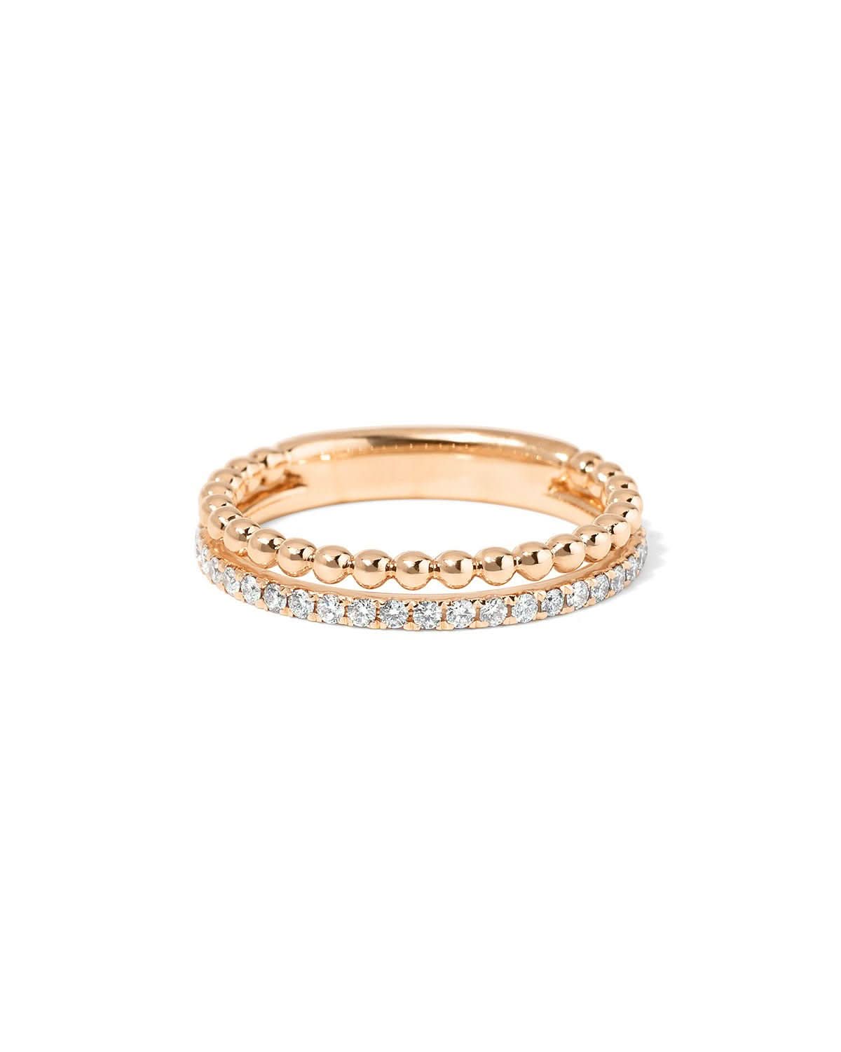 3.5mm Anabelle and Pavé Diamond Ring - PBD Rings