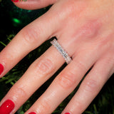 3.5mm Emerald U-Prong Ring Rings Princess Bride Diamonds 