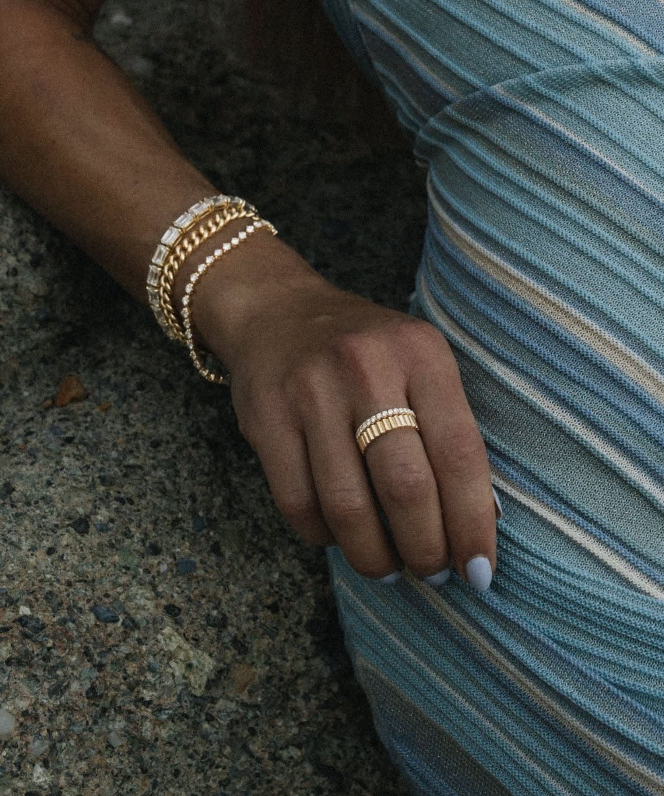 3.5mm Gold Bandolier Ring - PBD Rings