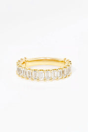 3.5mm Mini Emerald Diamond Ring - PBD Rings