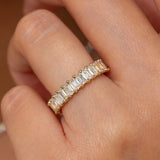 3.5mm North-South Emerald Diamond Ring Rings Princess Bride Diamonds 