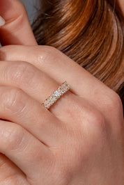 3.5mm Radiant Lab Diamond Band Rings Princess Bride Diamonds 