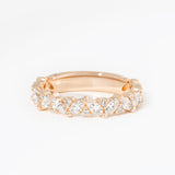 3.6mm Mariposa Rings Princess Bride Diamonds 