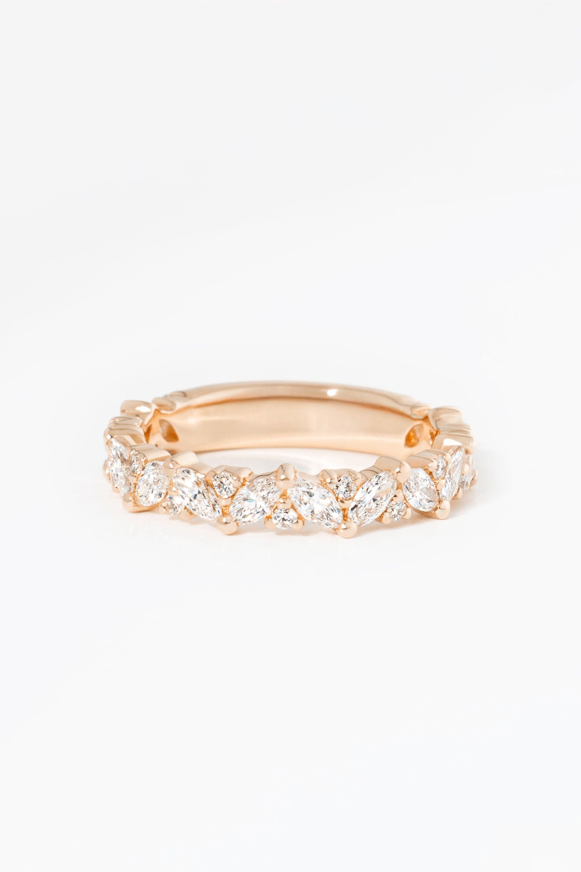 3.6mm Mariposa Rings Princess Bride Diamonds 