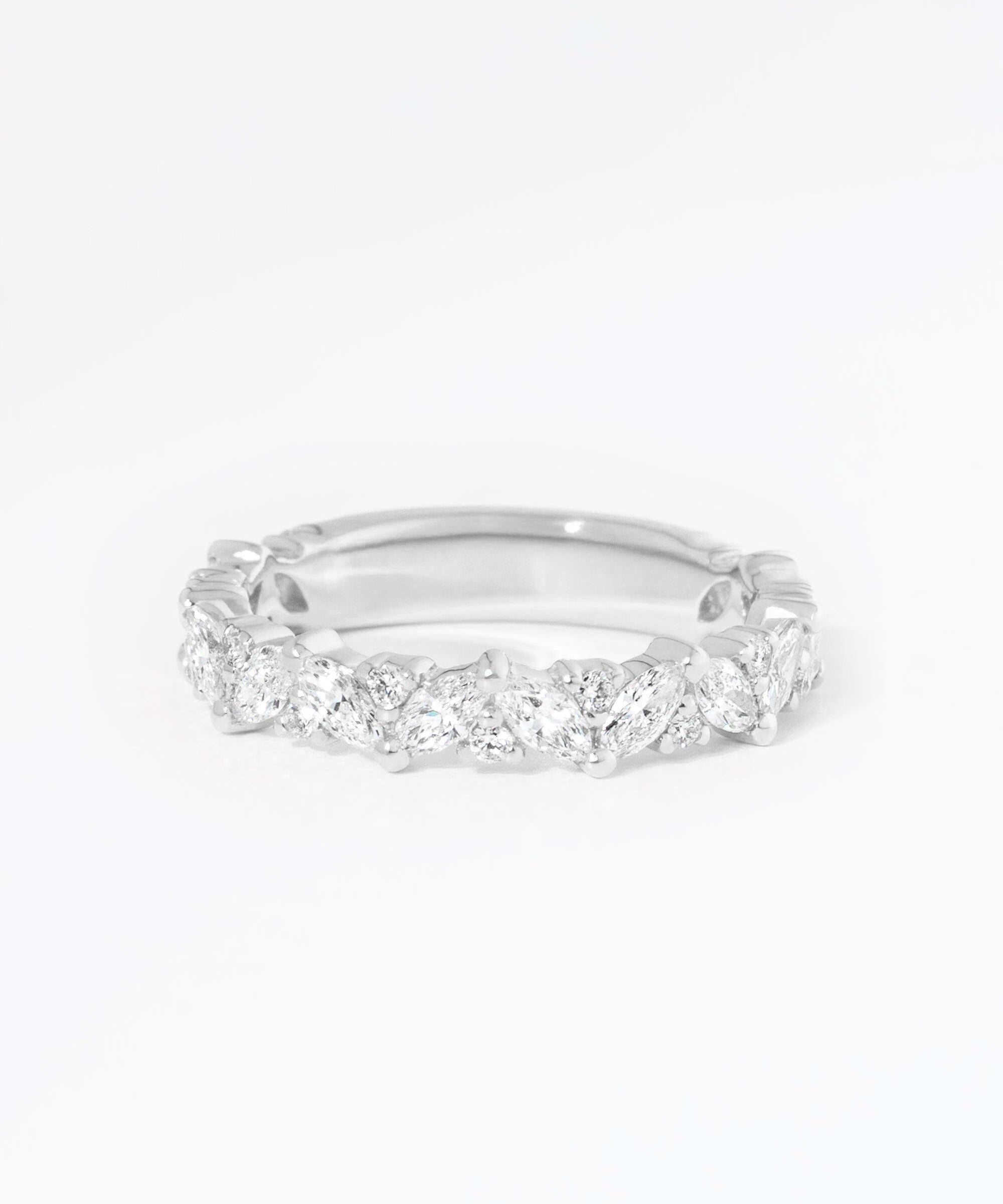 3.6mm Mariposa Rings Princess Bride Diamonds 