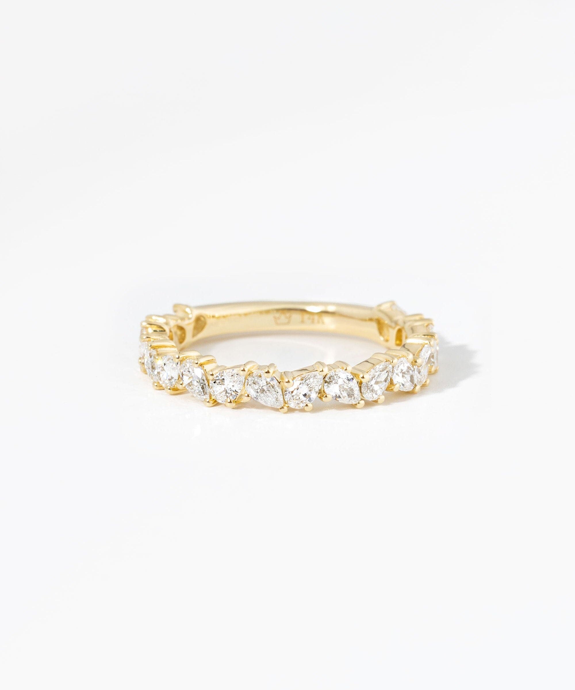 3.6mm Offset Pear Lab Diamond Ring Rings Princess Bride Diamonds 