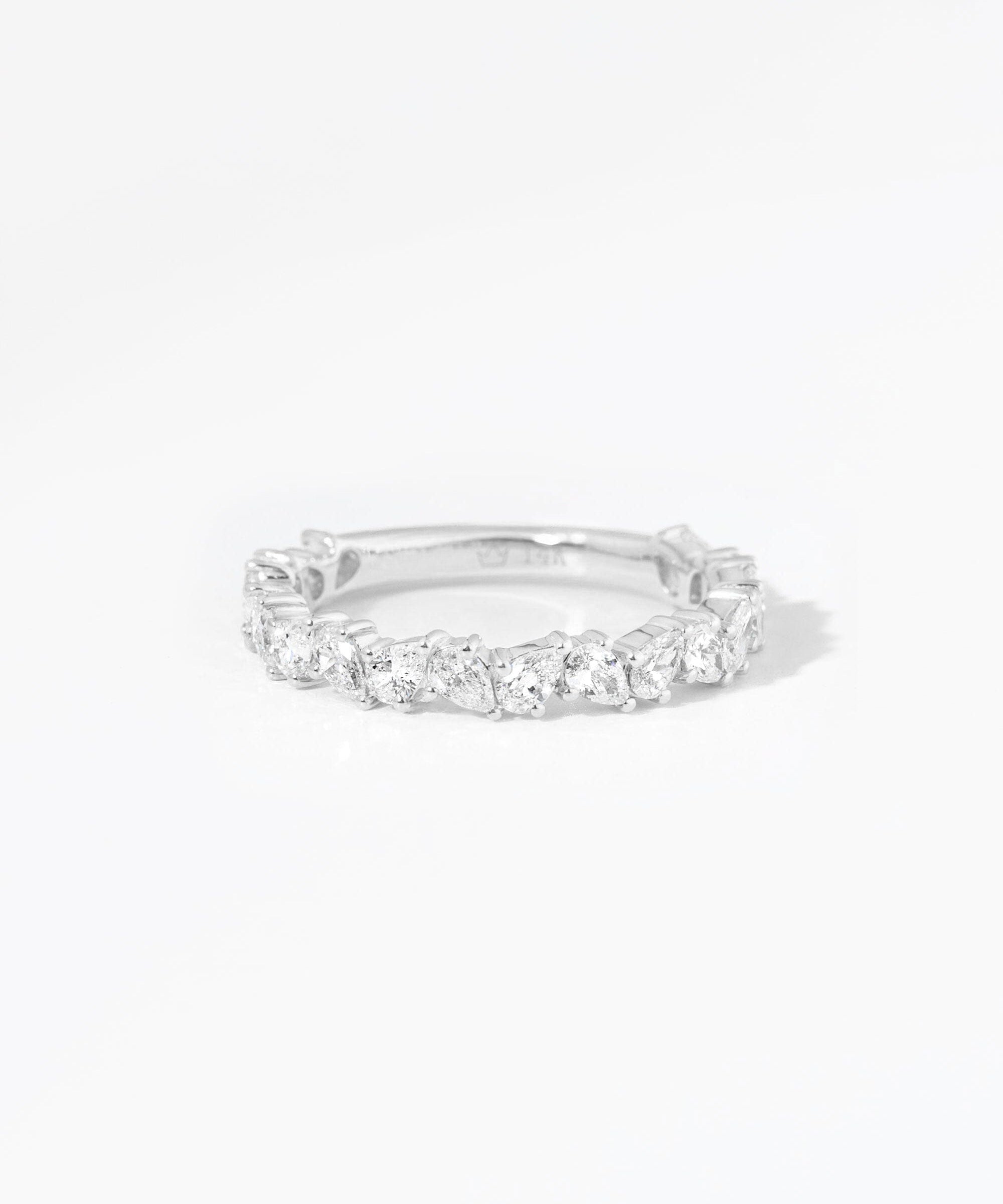 3.6mm Offset Pear Lab Diamond Ring Rings Princess Bride Diamonds 