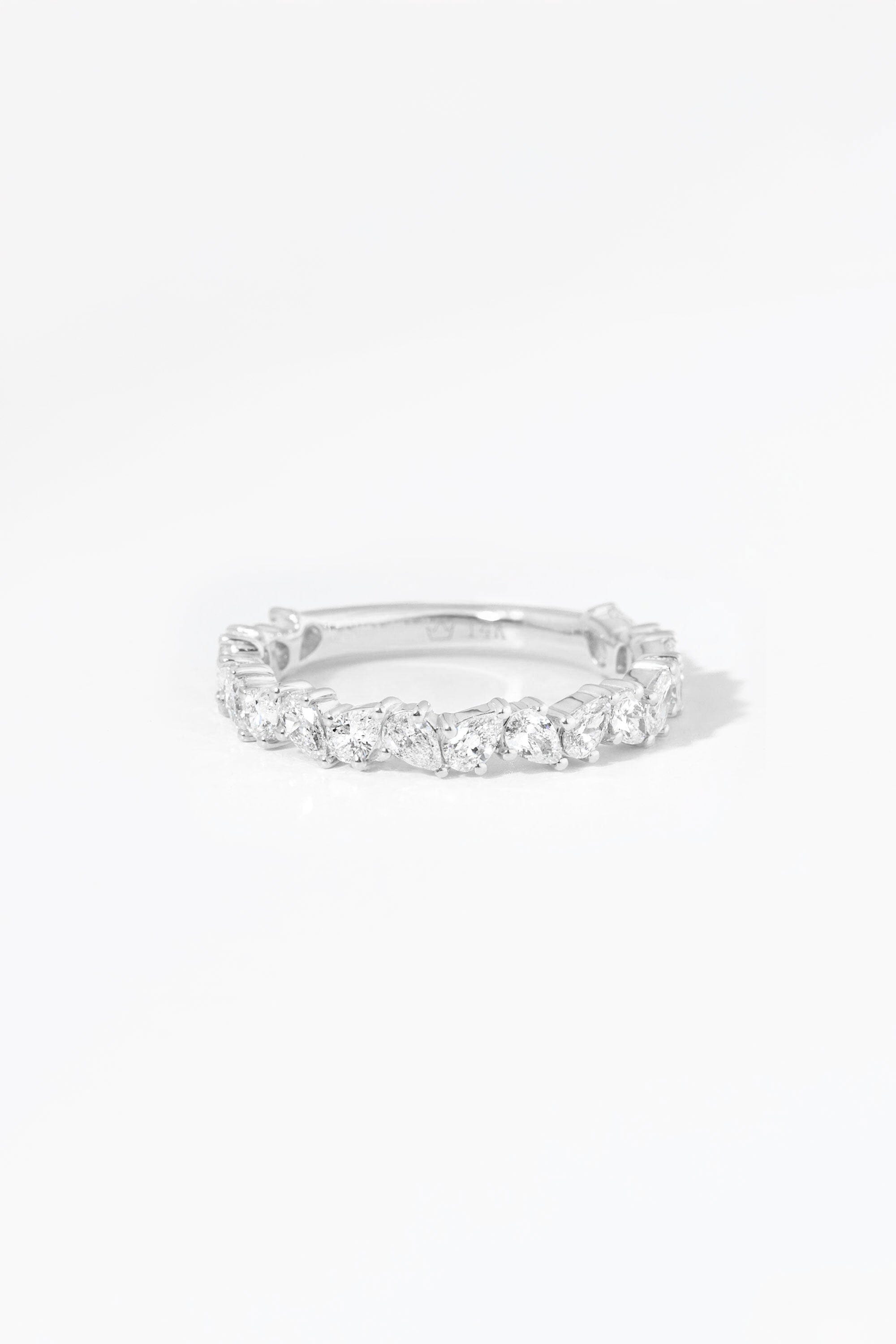 3.6mm Offset Pear Lab Diamond Ring Rings Princess Bride Diamonds 