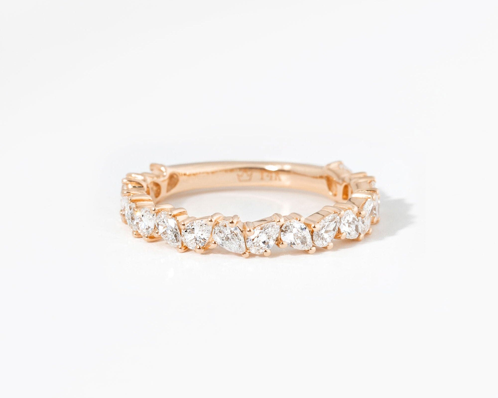 3.6mm Offset Pear Lab Diamond Ring Rings Princess Bride Diamonds 