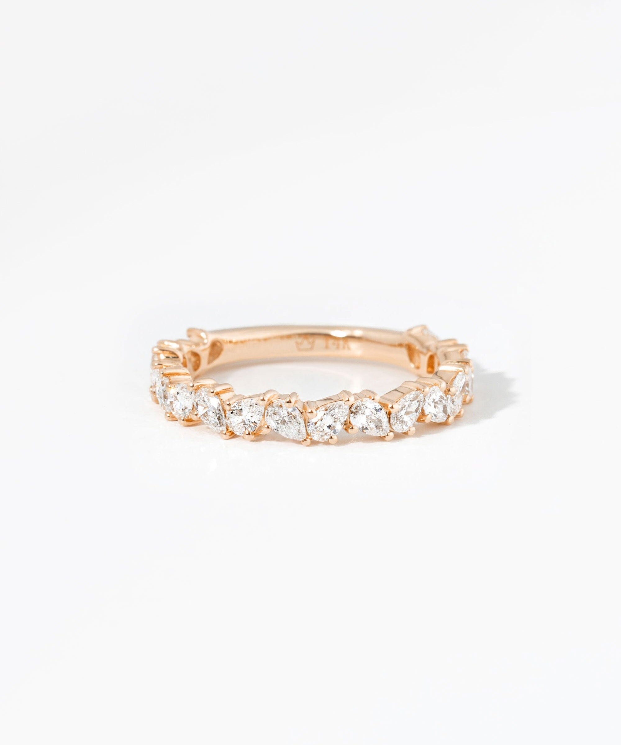 3.6mm Offset Pear Lab Diamond Ring Rings Princess Bride Diamonds 