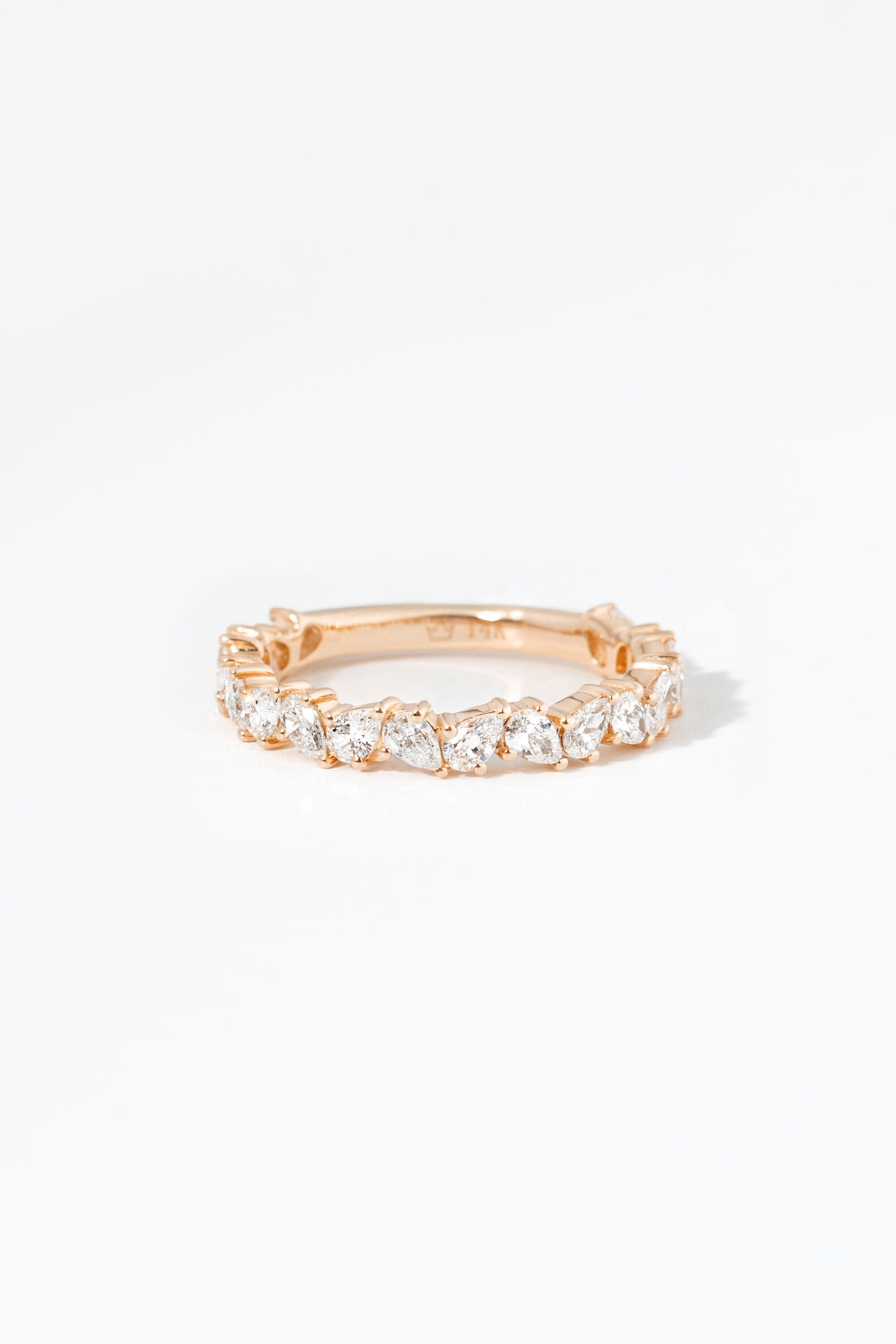 3.6mm Offset Pear Lab Diamond Ring Rings Princess Bride Diamonds 