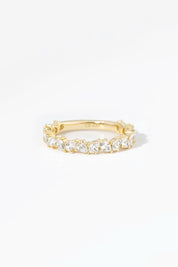 3.6mm Offset Pear Lab Diamond Ring - PBD Rings