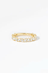 3.6mm Offset Pear Lab Diamond Ring