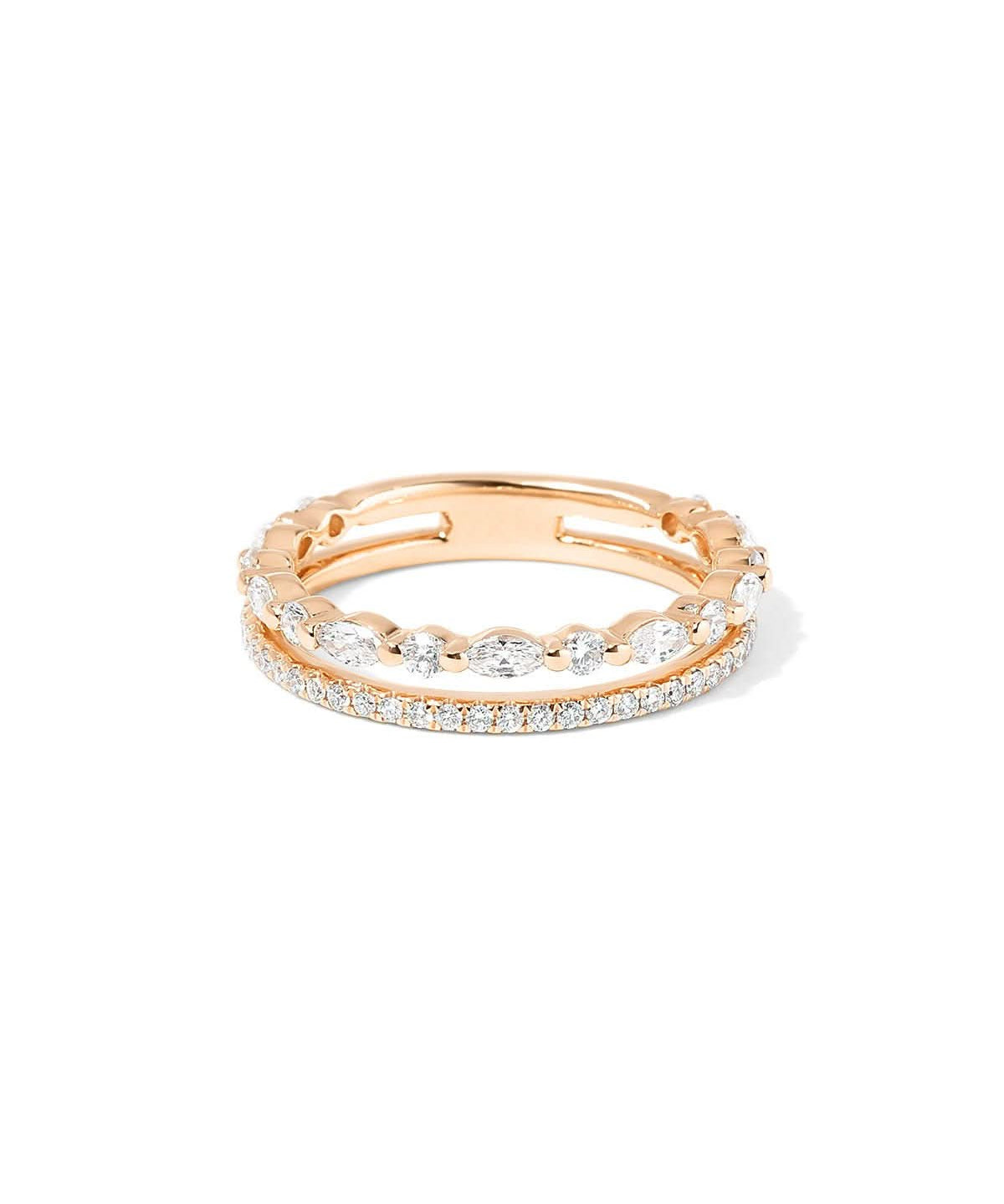 3.6mm Tori Double Band - PBD Rings
