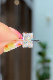 3.73ct D - VS1 Radiant Lab Diamond Alice - PBD Engagement Rings