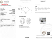 3.80 Carat F-VVS2 Oval Lab Grown Diamond - IGI (#5486) Loose Diamond Princess Bride Diamonds 