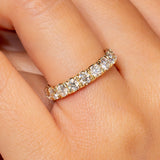3.8mm Core Pavé Lab Diamond Ring Rings Princess Bride Diamonds 
