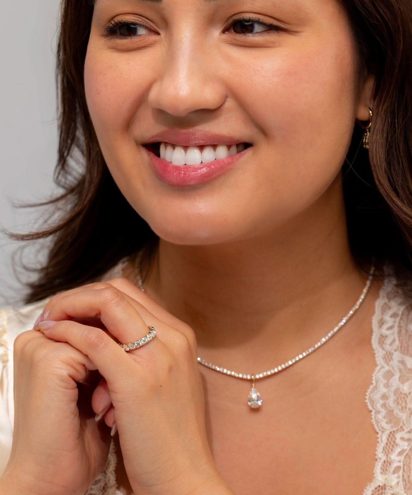 3.8mm Core Pavé Lab Diamond Ring - PBD Rings