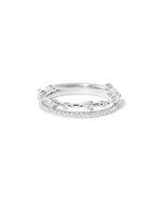 3.8mm Pear Daisy Double Band - PBD Rings
