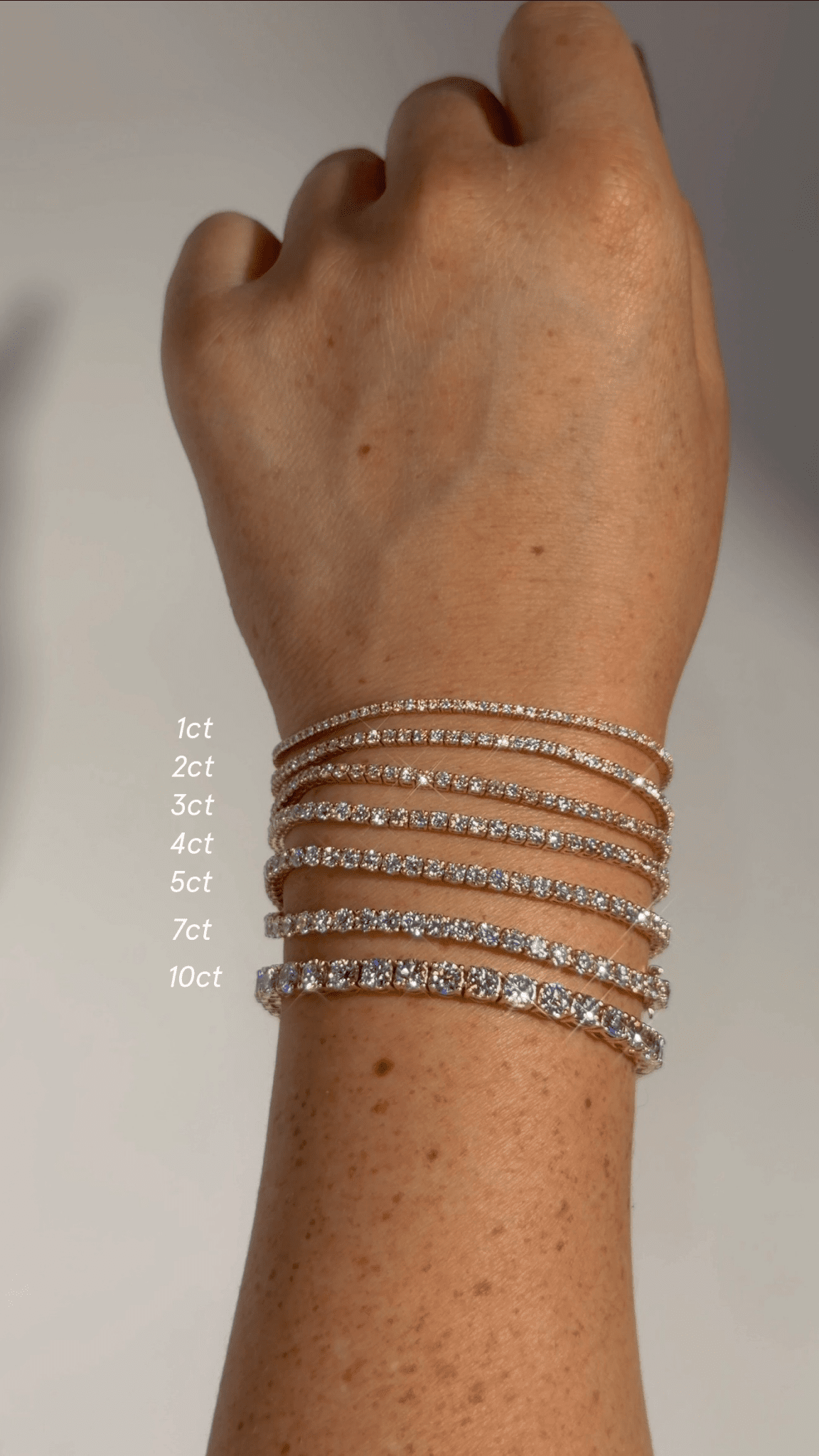 3.93ct Core Lab Diamond Tennis Bracelet - PBD Bracelets