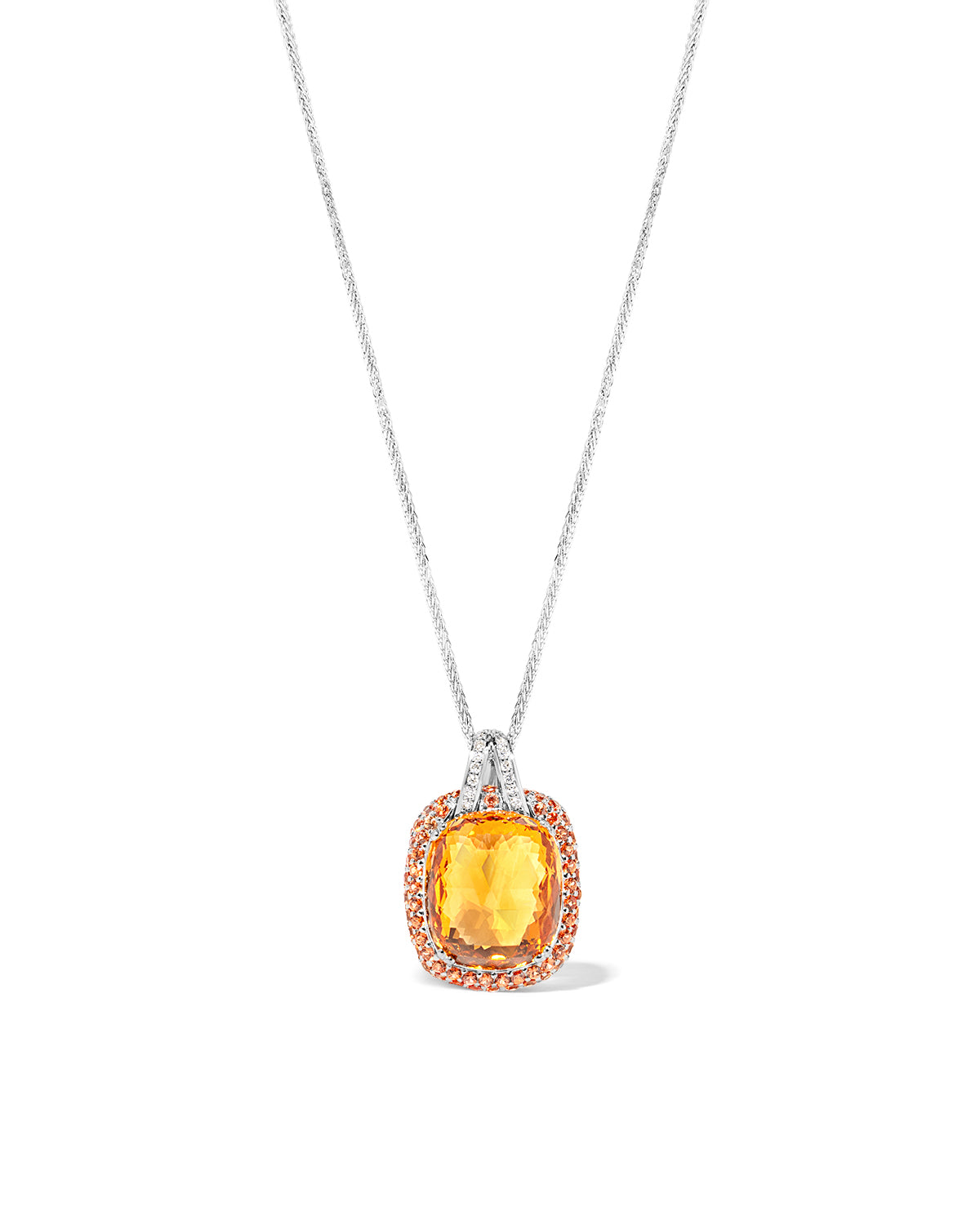 Honeycomb Citrine Necklace