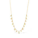 Opal & Diamond Drip Necklace