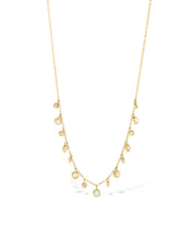 Opal & Diamond Drip Necklace