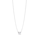 0.41ct Core Heart Solitaire Diamond Necklace
