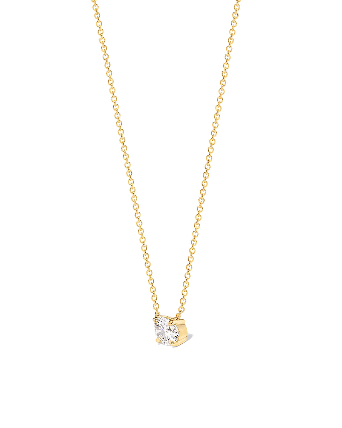 1ct East West Oval Brandi Necklace