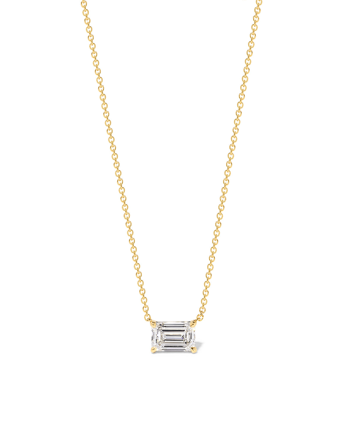 2.02ct E-VVS2 Brandi Emerald Necklace