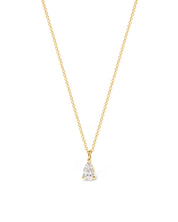 2ct Core Pear Solitaire Diamond Necklace