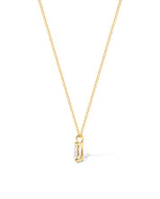 2ct Core Pear Solitaire Diamond Necklace