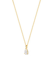 2ct Core Pear Solitaire Diamond Necklace